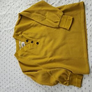 Madewell mwl textured waffle henley